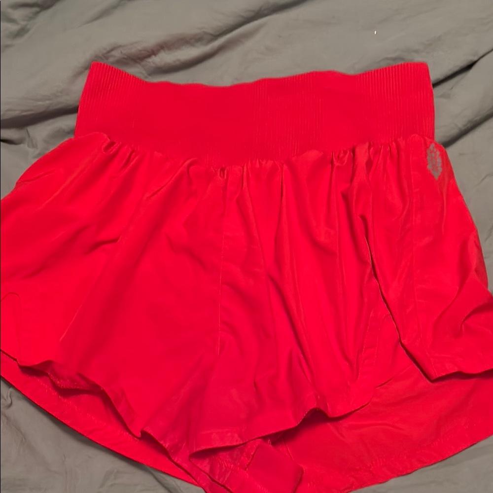 Free People Red Athletic Shorts XL
